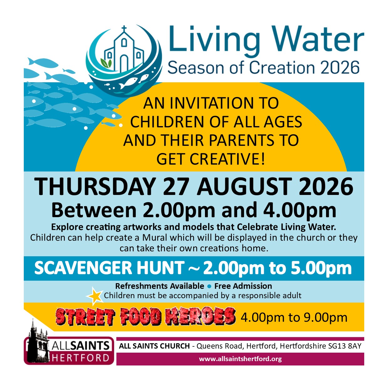 Link to Living waters Activity Daye